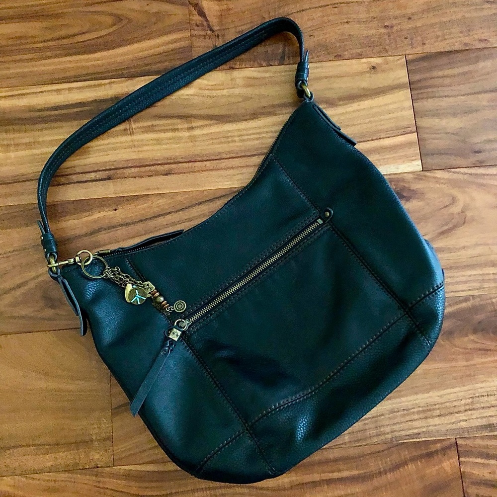 The Sak Leather Hobo Black